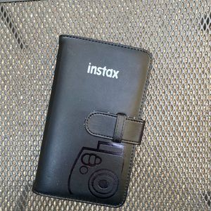 Black Instax Polaroid Photo Album Great Condition